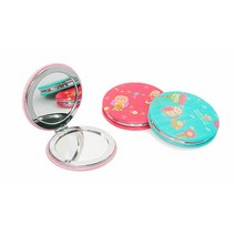 두가지 거울이 하나로 투웨이 미니 손거울, 원형프레임