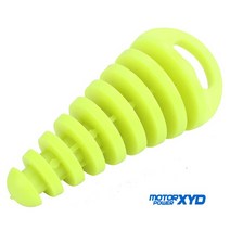 배기관 플러그 고무 공기 블리더 소음기 세척 오토바이 더트 바이크 모토크로스, 04 fluorescent green