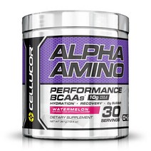 Cellucor Alpha Amino EAA & BCAA Powder Watermelon 셀루코어 알파 아미노 파우더 수박맛 30서빙 13.4oz(381g)