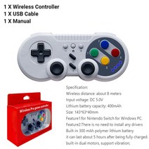 블루투스조이스틱 컨트롤러 무선 8bitdo sn30 pro 블루투스 게임 패드 for switch windows android
