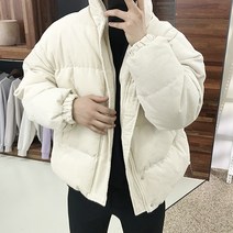 리턴옴므 남자 겨울 코듀로이 골덴 숏패딩 점퍼
