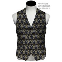 이럭셔리클럽 백합 크레이프 베스트 맞춤 조끼 VE200221