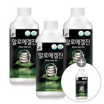 알로에겔진 3+1 총4병, 없음, 1000ml