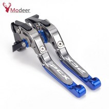 브레이크 레버 핸들 바 혼다 PCX 125 PCX125 150 오토바이 액세서리 접이식 확장형 클러치, 10 TITANIUM BLUE, 10 TITANIUM BLUE