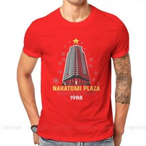 Kaus 힙합 나오토미 플라자 필름 Keras Pesta Natal 1988 ukuan Kasual Bruce wills S-6XL untuk Dewasa, [06] GRAY, [09] 6XL