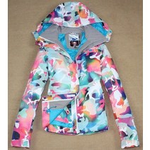 스키미들러 스키복 미들웨어여성용 위장 스키 재킷 화려한 스노우보드 웨어 방수 따뜻한 아노락 패딩