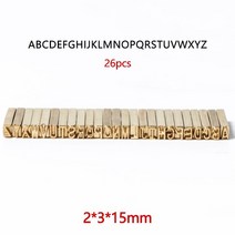 문자각인 금형ZONESUN DY-8 문자 세트 번호 LT-50D 코드 인쇄 기계에 대한 숫자, 03 2x3x15mm A-Z