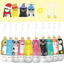기타 메가텐 키즈 소닉 럭스 360 전동칫솔+비스포크+리필2p, 미디엄(만4세-만12세):오리
