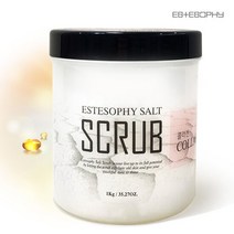 에스테소피 스크럽 솔트 솝 콜라겐 1kg 사우나소금 미용소금, 단품