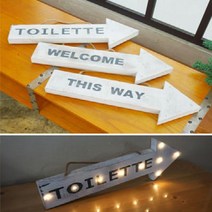 LED 화살표 사인보드, WELCOME