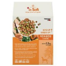제이스토어 / 소프트 노령견용 무곡물 사료 치킨 야채 1.2KG 1개, 하나넬  본상품선택, 상세페이지 참조