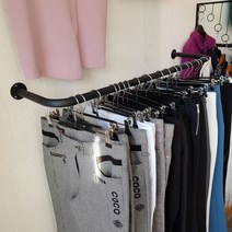 다용도 무광 벽행거 벽면행거 틈새 공간 활용 행거 인테리어 매장용 튼튼한, 화이트24*60