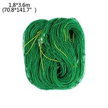 그물 농장 호환 원예 울타리 메쉬 0.9X1.8m/1.8X1.8m/1.8X2.7m/1.8X3.6m 정원 녹색 나일론 격자 지원 등반 콩 야채 식물 성장 1Pc, B04-1PCS