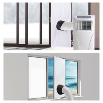 이동식에어컨 캠핑에어컨 간이 미니 휴대용 에어컨 및 텀블 건조기용 2M/3M 범용 윈도우 씰 실링 키트, 02 2M