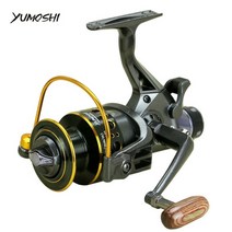 Yumoshi 3000-6000 금속 스피닝 낚시 릴 10 1BB 바닷물 잉어 낚시 릴 전면 및 후면 브레이크 속도 비율 5.0:1 5.2:1, 12, 6000 시리즈
