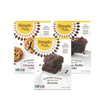 1+1 Simple Mills 아몬드 가루 베이킹 믹스 버라이어티 팩 초콜릿 머핀 & 케이크 칩 쿠키 브라우