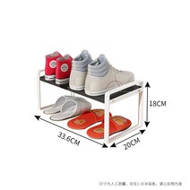 식기건조대라미네이트신발 캐비닛리나무선반슬리퍼계층화다층파티션선반저장단철캐비닛선반파티션내부, 화이트 프레임 칠판-표준