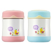 써모스 신형 푸고 이유식통 B-3000K, 본상품선택, 파스텔블루, 290ml