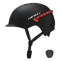 Cairbull Recon 도시 자전거 헬멧 전기 스쿠터 안전 지능형 헬멧, M/L(54-61Cm), 블랙