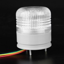 스트로브경광등 3색 스트로브 신호 경고등 LTA5002TJ 12V 24V 표시등 LED 램프 소형 점멸등 보안 경, 03 12V With buzzer, 1개