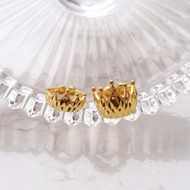 리쥬샵 24k 순금 뾰족 왕관 돌반지 1.875g 3.75g 백일반지 아기반지