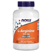 나우푸드 Nowfoods 엘아르기닌 L아르기닌 500mg 250베지캡슐, 5.엘 아르기닌 500mg 250베지캡슐, 1개, 250정