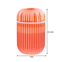 미니무선가습기 소형 usb 탁상용 차량용 세척쉬운 사무실휴대용 미니 USB 초음파 가습기 아로마 디퓨저 스, 09 pink