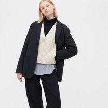 유니클로 웜 패딩 퀼팅 조끼 이너로 좋은 460910