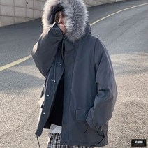 가바바 남성 후드패딩 야상스타일의 데일리 패딩점퍼 G56924