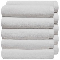 두꺼운 호텔수건 200g, 화이트, 10개