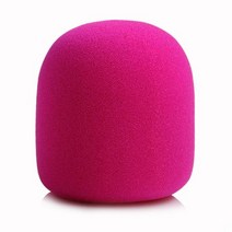 무선마이크 7x3.5cm 블랙 마이크 윈드 스크린 폼 커버 두꺼운 스튜디오 인터뷰 가라오케 DJ 용 팝 필터 10 색, [08] Blue