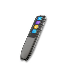 스캔번역기 리딩펜 인공지능 해외출장 휴대용 스마트 음성 펜 type-c 충전 다기능, 회색