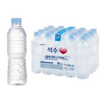 하이트 진로 석수 생수 물 500ml 40개 500 미리 생수 무라벨 안전한 생수 배달, 1개
