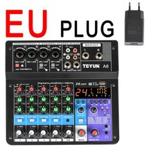 A4 오디오인터페이스 4채널 오인페, A6 EU 플러그(220V)