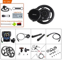 전기자전거 전동킥보드48v 750w bafang bbs02b 미드 드라이브 모터 전기, 협력사, 52t p850c 디스플레이, 브레이크 센서