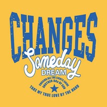 CHANGES 전사지 티셔츠 에코백 리폼 열 패치 용지 DIY용, 1개