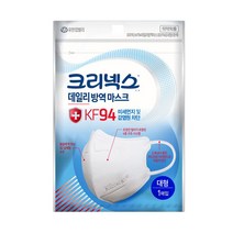 크리넥스 데일리 방역마스크 KF94 대형 소형 베이비, 단품