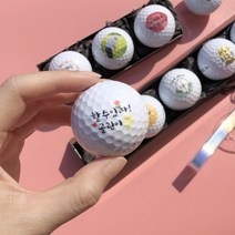 골프공 커스텀 커스터마이징 레터링 골프볼 3구 5구 세트 골린이 골프입문 어버이날 선물포장, 문구 변경X_08