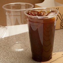 16OZ 92파이16온즈 카페플라스틱컵 1000개 1박스 16온스아이스컵 일회용투명컵