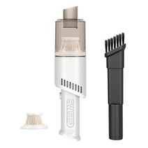 자동차 차량 청소기 무선 진공 기 20W 미니 핸드 9000pa 헬드 동차 습식 건식 HEPA 필터 책장 서랍 컴퓨터, 01 WHITE