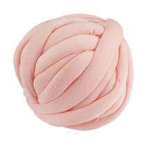 자이언트얀 1KG 빅얀 패브릭얀 점보얀 핑거니팅 핸드 손뜨개 가방 방석 뜨개실 아이친구, 피치핑크