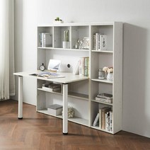 세련된 아이방 편수책상 공부테이블 고등학생 서재 여아 어린이 스터디, 월넛