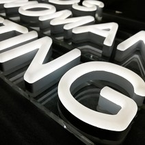 밝은 아크릴 네온 사인 라이트 3D Led 장식 맞춤 글자, 01 10cm Alphabet A