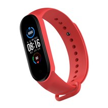 Xiaomi Mi 7 6 5 4 3 팔찌 실리콘 팔찌 손목 스트랩 MiBand 3 4 band5 band6 Smartwatch 액세서리, 04 4_02 For Mi Band 4