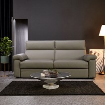 이태리직수입-브라이언폼 보스(그레이) 2-3인 천연가죽 소파베드, 색상:다크그레이