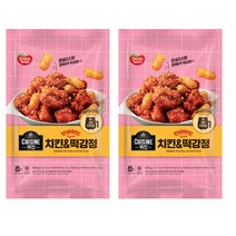 동원 맛있는 퀴진 인싸이드 치킨&떡강정 500g X 2봉 총1kg, 2개