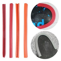 스케이트보드 강습 데크 가드 프로텍터 u 채널 디자인 고무 강철 패션 범퍼 범프 롱 충돌 고무 스트립, 하얀