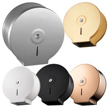 비엔티하임 무타공 스텐 점보롤 케이스 화장실 휴지케이스 디스펜서, 무타공 설치(스티커 제공), BL200G 점보롤케이스 골드, 1개