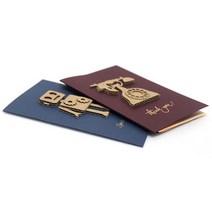 축하 감사 카드_빈티지 12종, 12.트로피