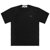 꼼데가르송 [꼼데가르송]P1T064 BLACK 블랙 하트 반팔 셔츠